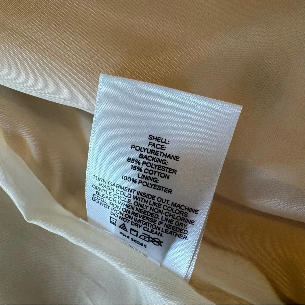 NWOT Vegan leather jacket - Picture 4 of 4